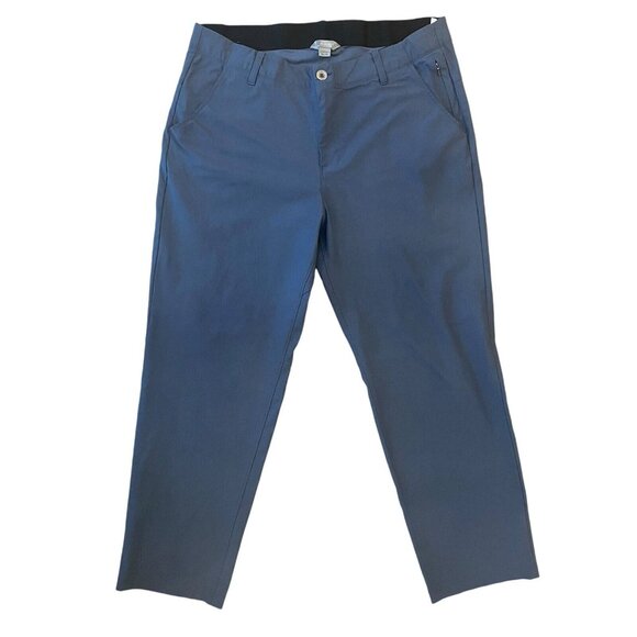 Cloudveil Performance Pants Mens 38x29 Slim Straight Stretch Charcoal Gray - Picture 2 of 6